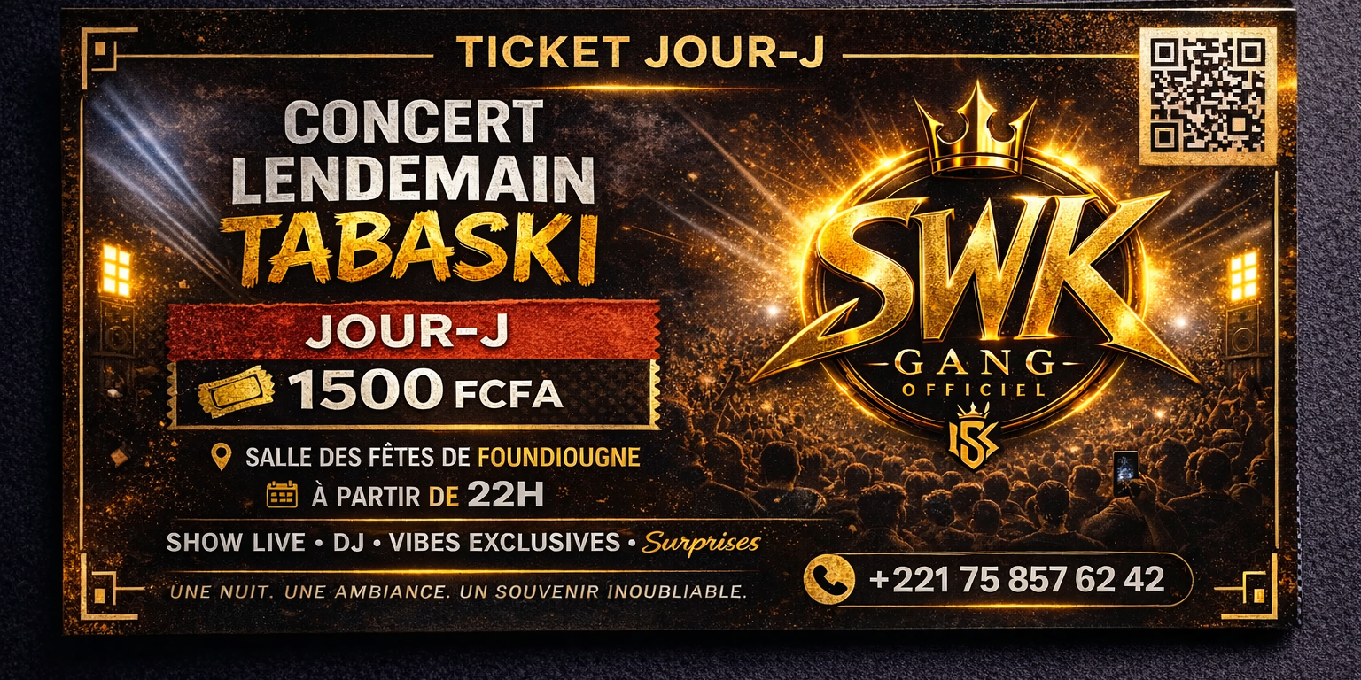 Lendemain tabaski concert